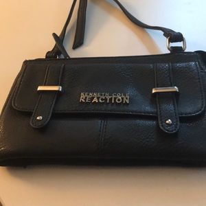 Kenneth Cole Reaction Mini black crossbody bag.